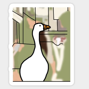 Goose in the City Sticker